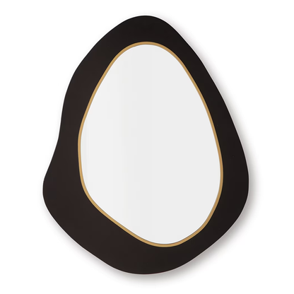 Kierlock - Black / Gold Finish - Accent Mirror