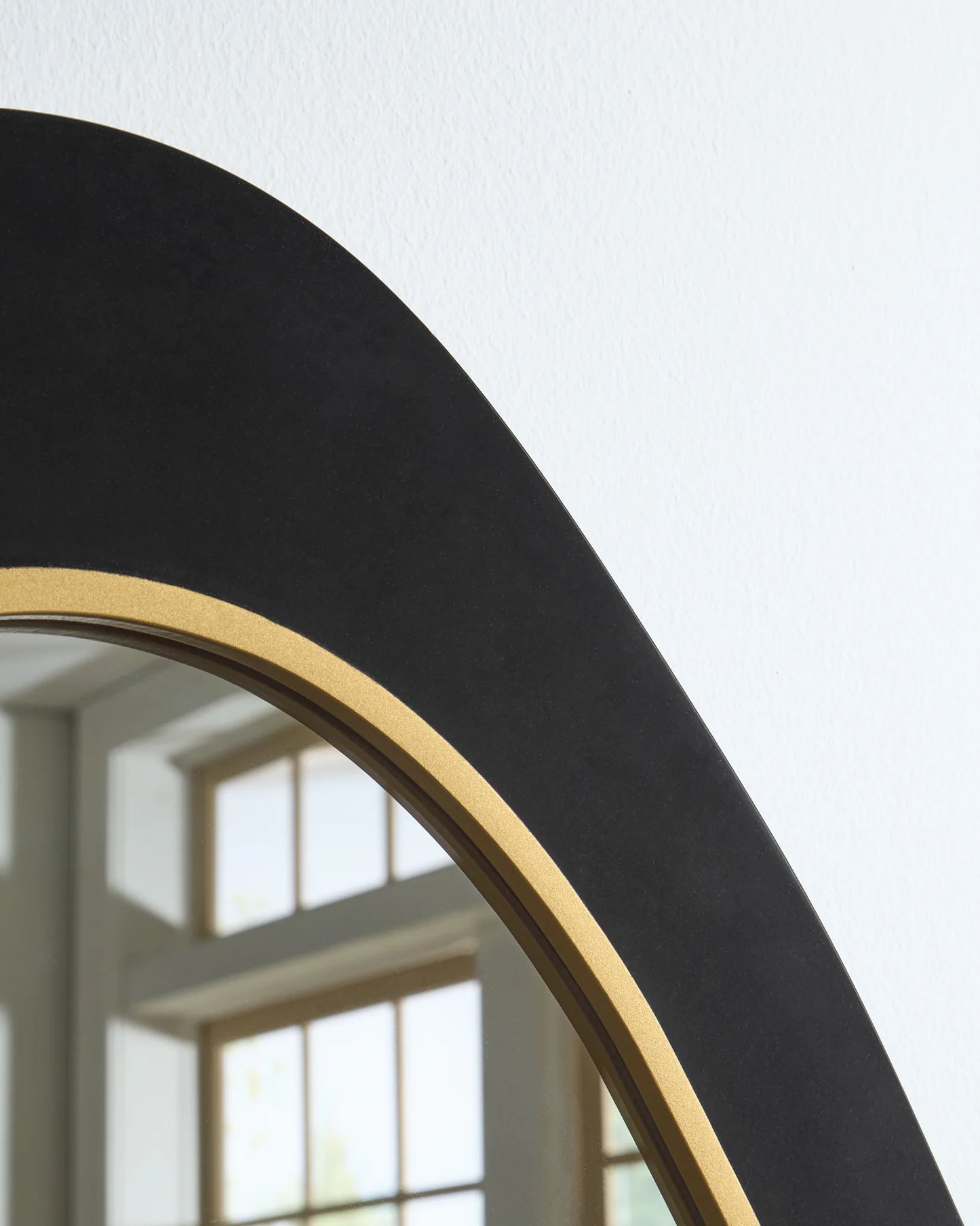 Kierlock - Black / Gold Finish - Accent Mirror