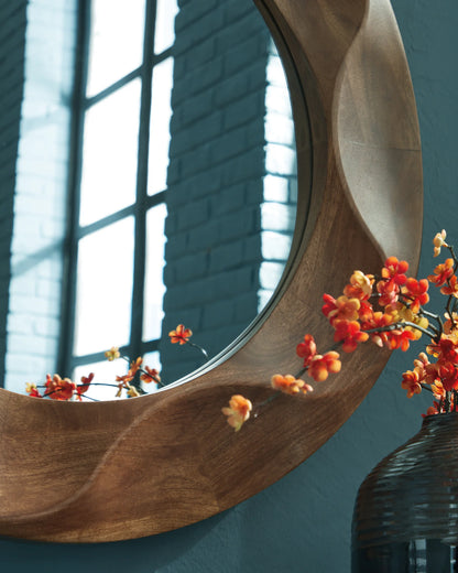 Aajon - Brown - Accent Mirror