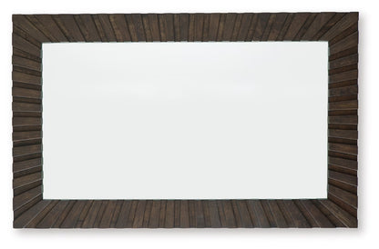 Advin - Dark Brown - Accent Mirror