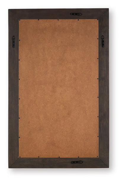 Advin - Dark Brown - Accent Mirror