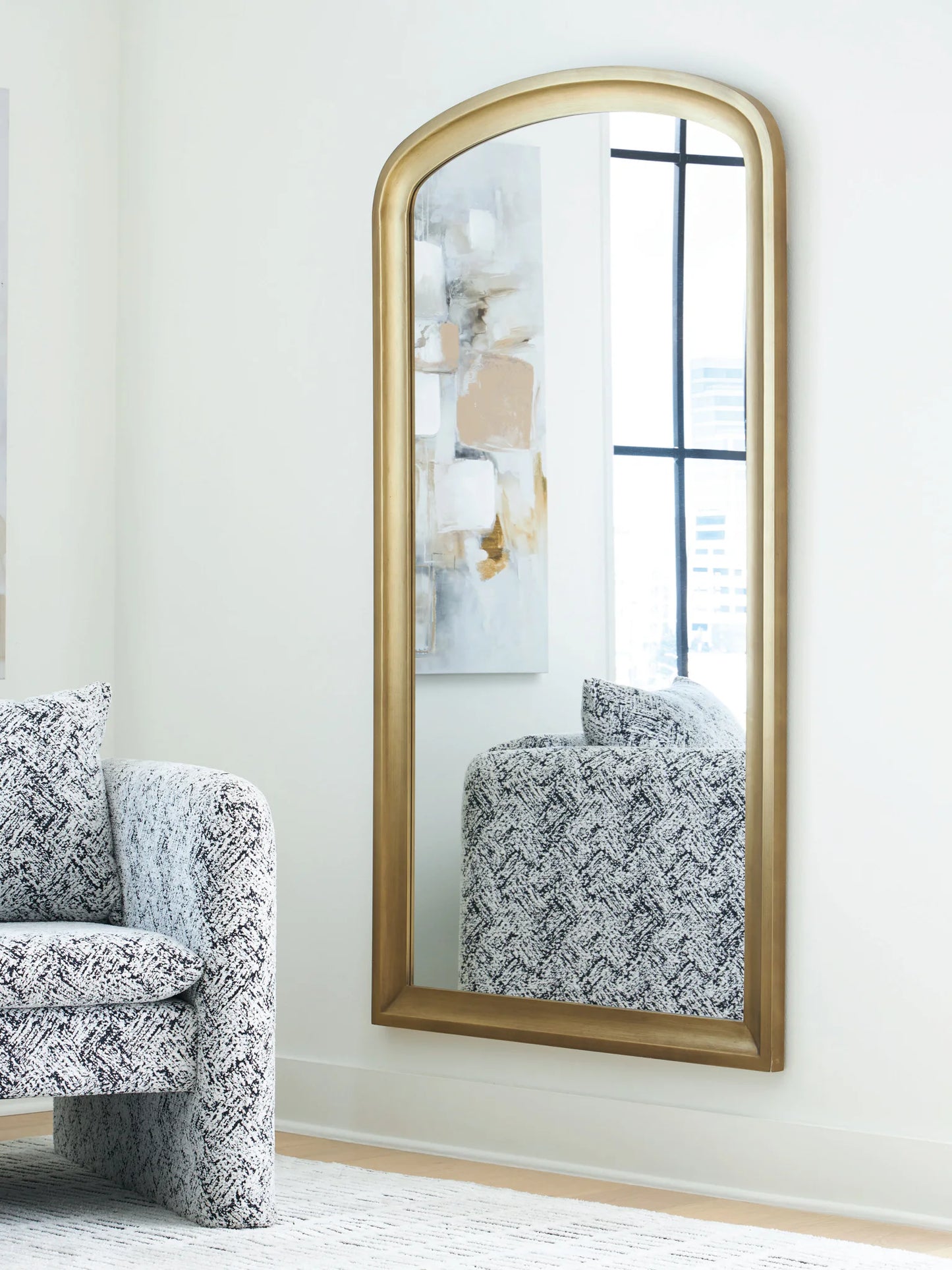 Fintan - Gold Finish - Floor Mirror