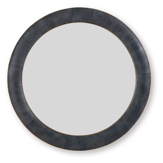 Corinsworth - Accent Mirror - Charcoal / Brass Finish