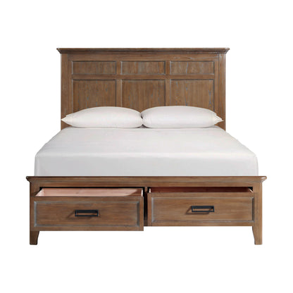 Alta - Queen Storage Bed - Harvest