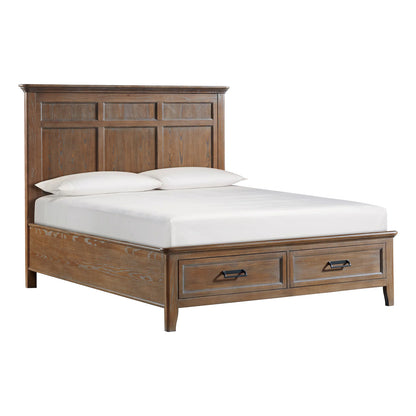 Alta - Queen Storage Bed - Harvest