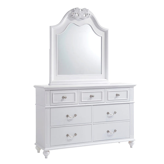 Alana - Dresser & Mirror Set - White