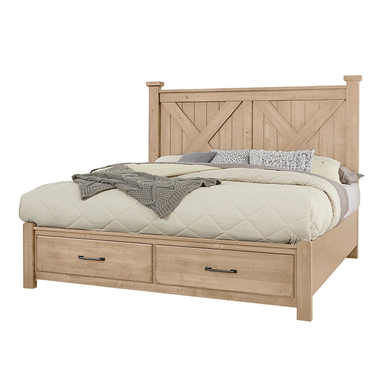 Cool Rustic - Queen Roll Slats - Clear Maple