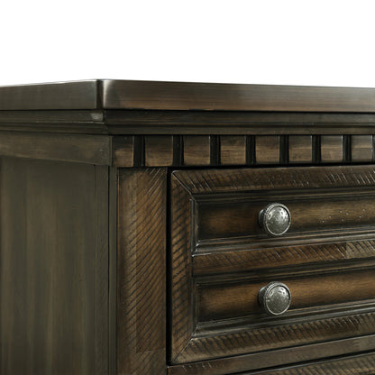 Mccoy - 5-Drawer Chest - Charcoal