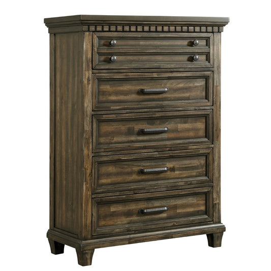 Mccoy - 5-Drawer Chest - Charcoal