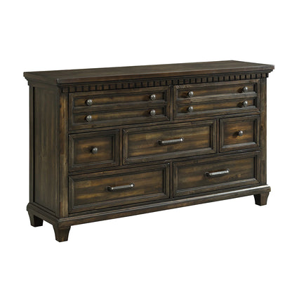 Mccoy - 7-Drawer Dresser - Charcoal
