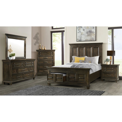 Mccoy - King Storage Bed - Charcoal