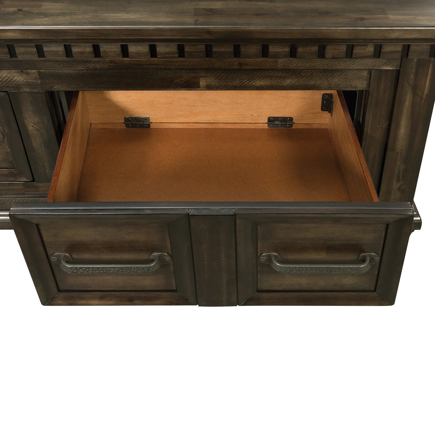 Mccoy - King Storage Bed - Charcoal