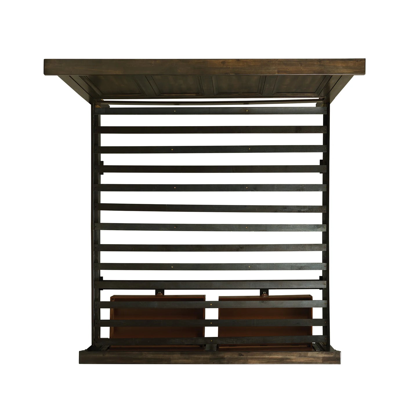 Mccoy - King Storage Bed - Charcoal