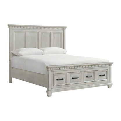 Mccoy - King Storage Bed - Antique White