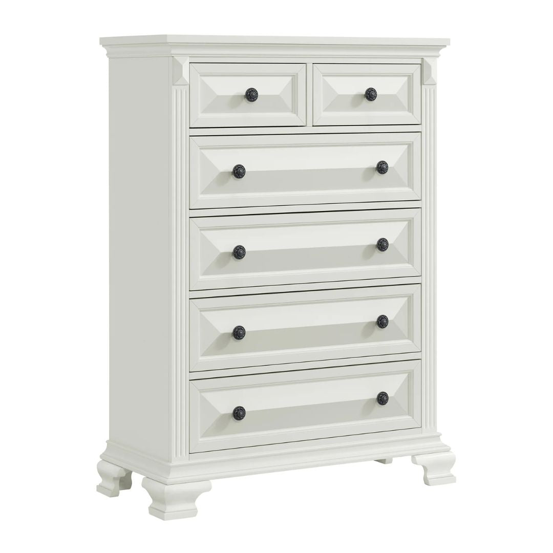 Bridgestone - 6-Drawer Chest - Antique White