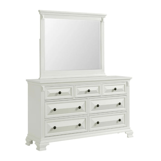Bridgestone - Dresser And Mirror Set - Antique White