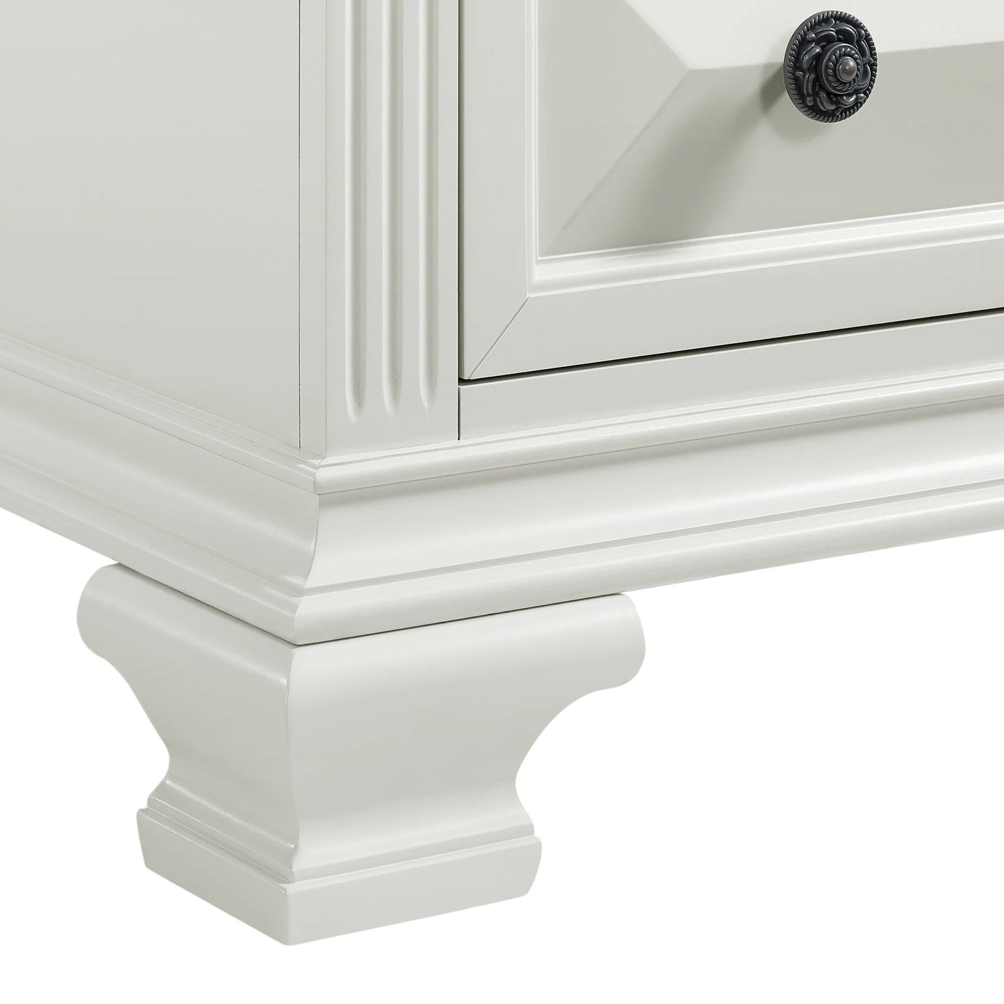 Bridgestone - 2-Drawer Nightstand With USB - Antique White