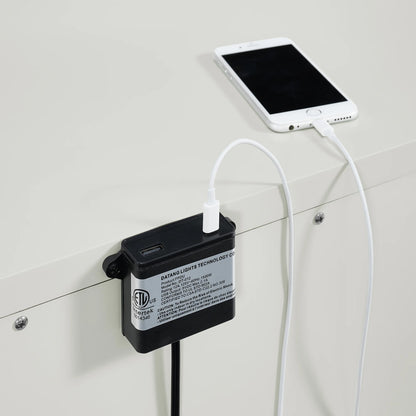 Bridgestone - 2-Drawer Nightstand With USB - Antique White