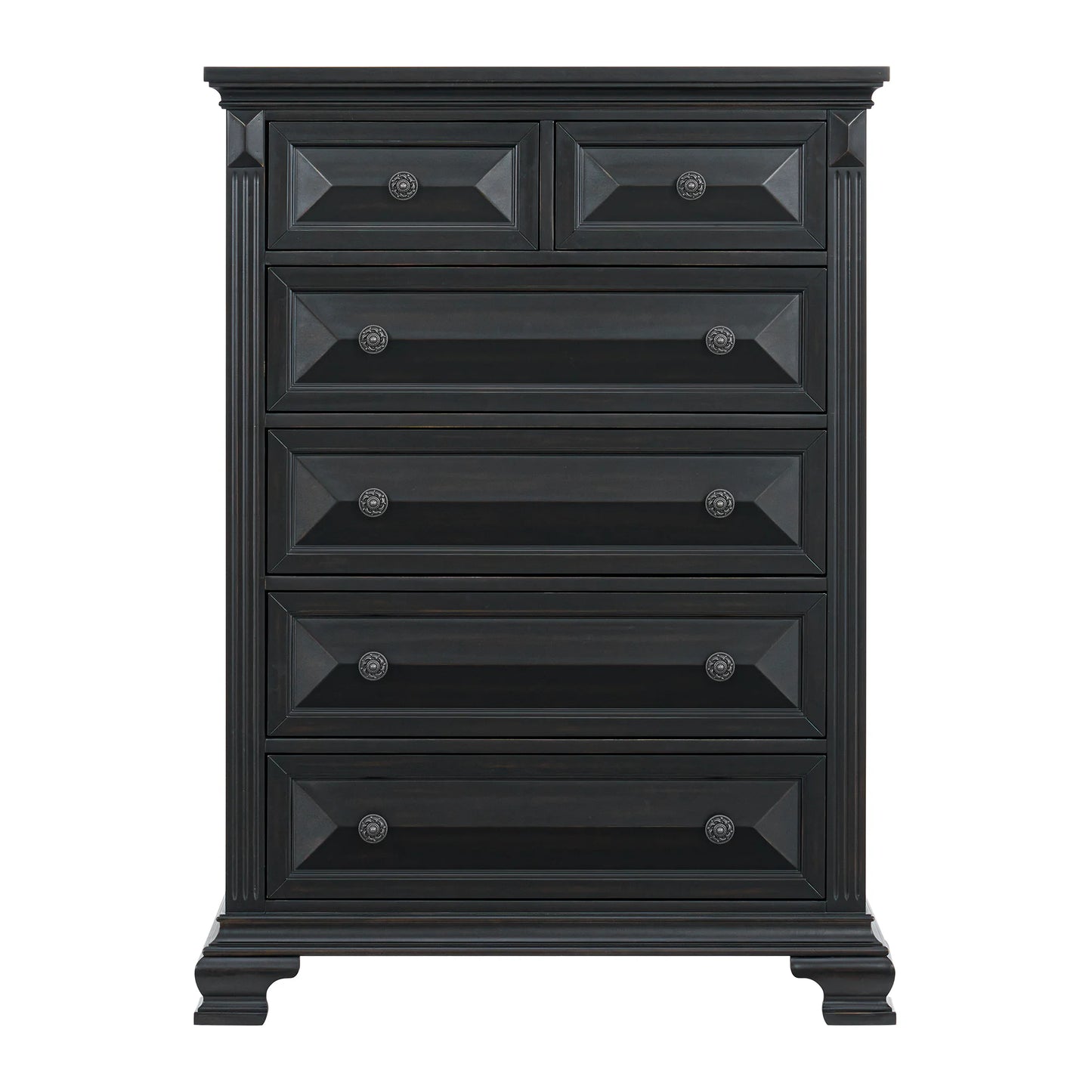 Bridgestone - 6-Drawer Chest - Black