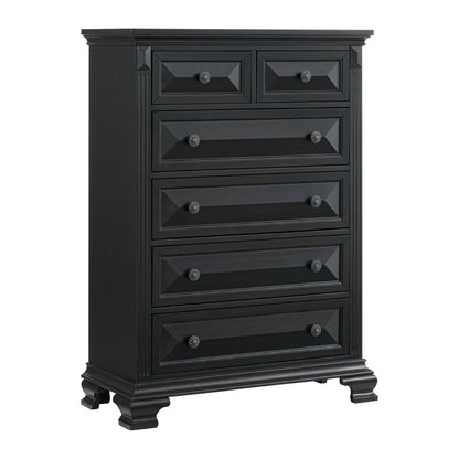 Bridgestone - 6-Drawer Chest - Black