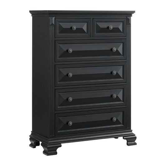 Bridgestone - 6-Drawer Chest - Black