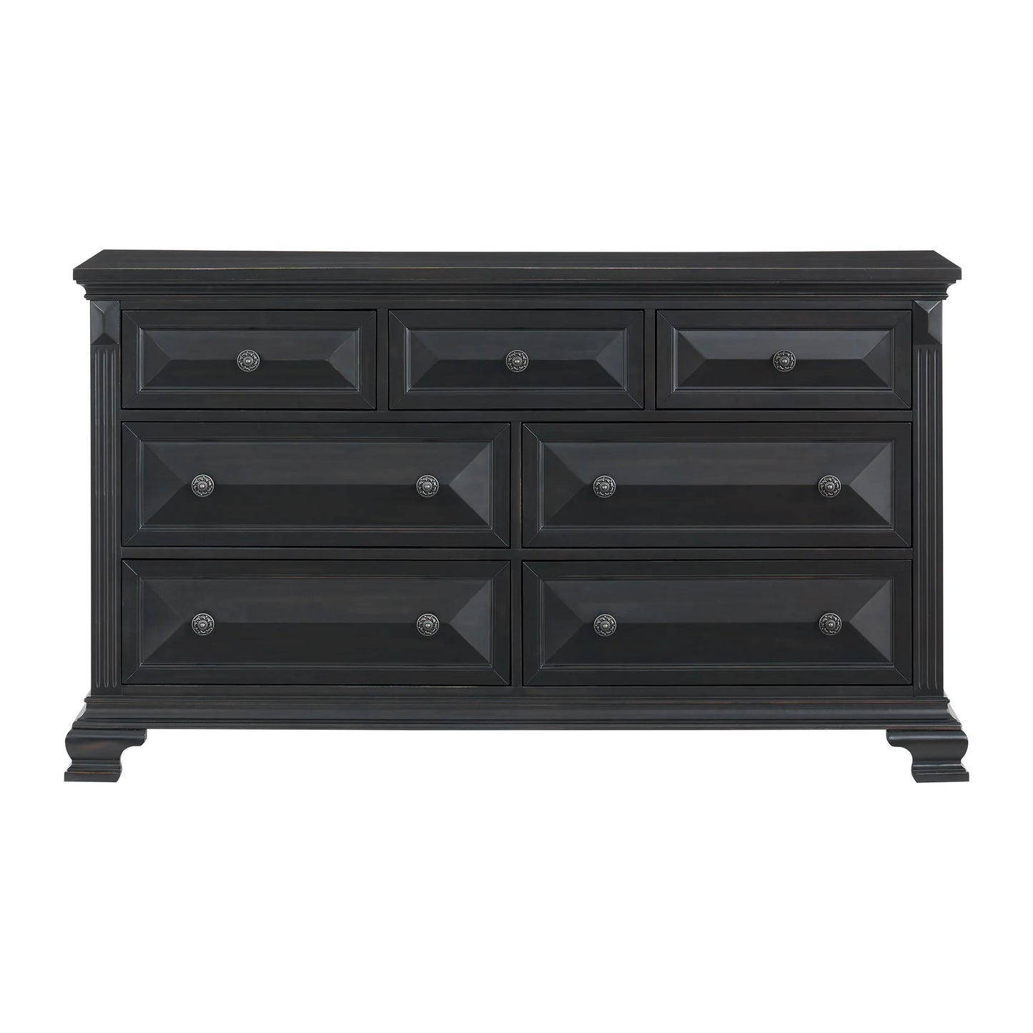 Bridgestone - 7-Drawer Dresser - Black