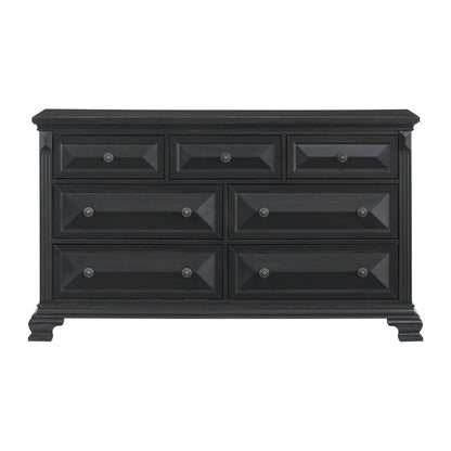Bridgestone - 7-Drawer Dresser - Black
