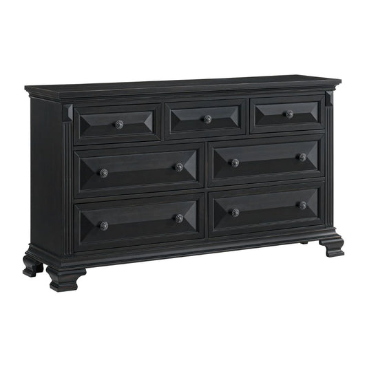 Bridgestone - 7-Drawer Dresser - Black