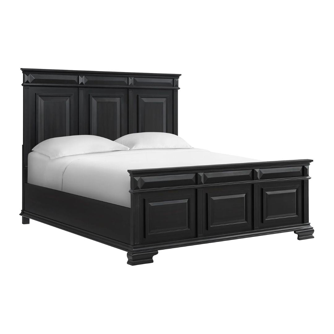 Bridgestone - King Panel Bed - Black