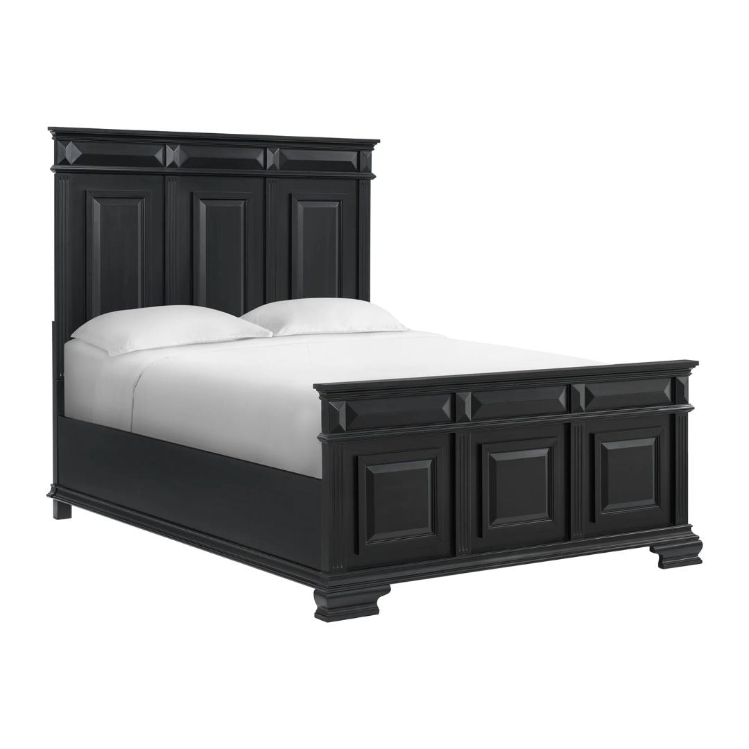 Bridgestone - Queen Panel Bed - Black