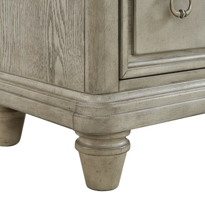 Whit-Ash - 6-Drawer Dresser - Light Gray