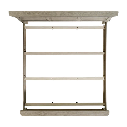 Whit-Ash - King Panel Bed - Light Gray