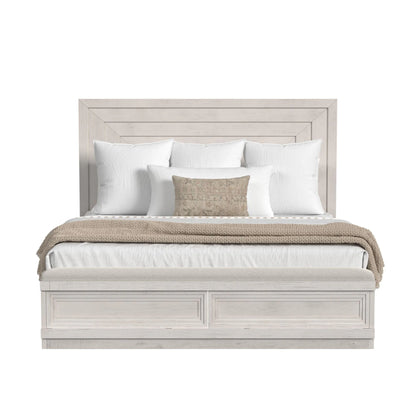 Avalanche - King Storage Bed - Antique White