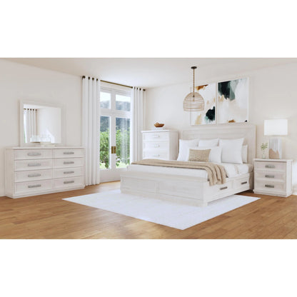 Avalanche - King Storage Bed - Antique White