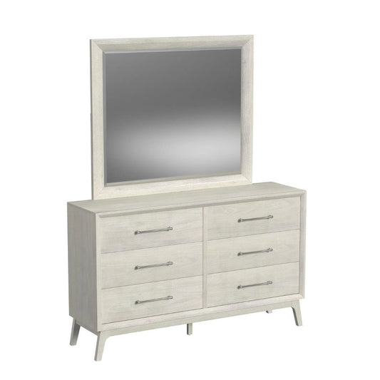 Westland - Dresser And Mirror Set - Almond