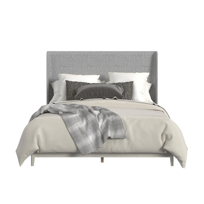 Westland - King Upholstered Bed - Almond / Gray