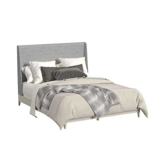 Westland - King Upholstered Bed - Almond / Gray