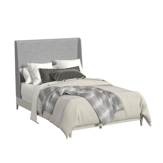Westland - Queen Upholstered Bed - Almond / Gray