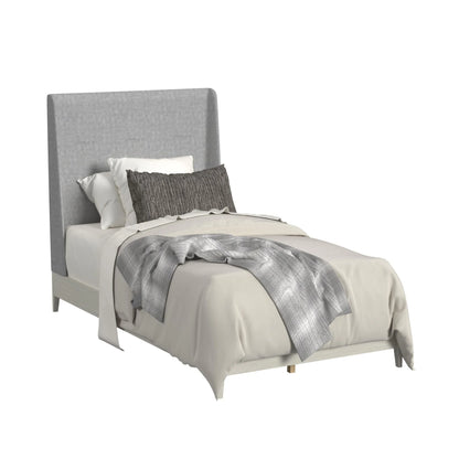 Westland - Twin Upholstered Bed - Almond / Gray