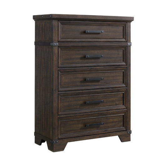 Colorado City - 5-Drawer Chest - Charcoal