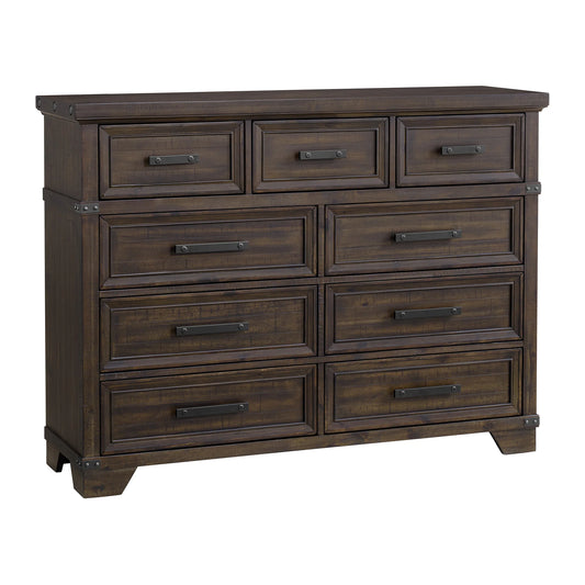 Colorado City - 9-Drawer Dresser - Charcoal