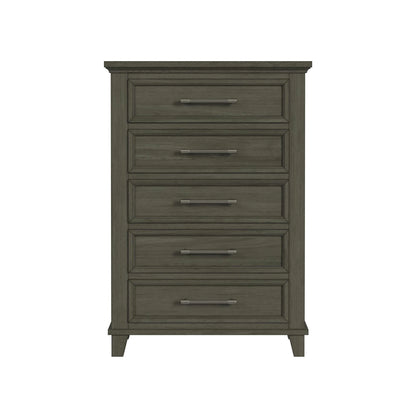 Canterbury - 5-Drawer Chest - Gray