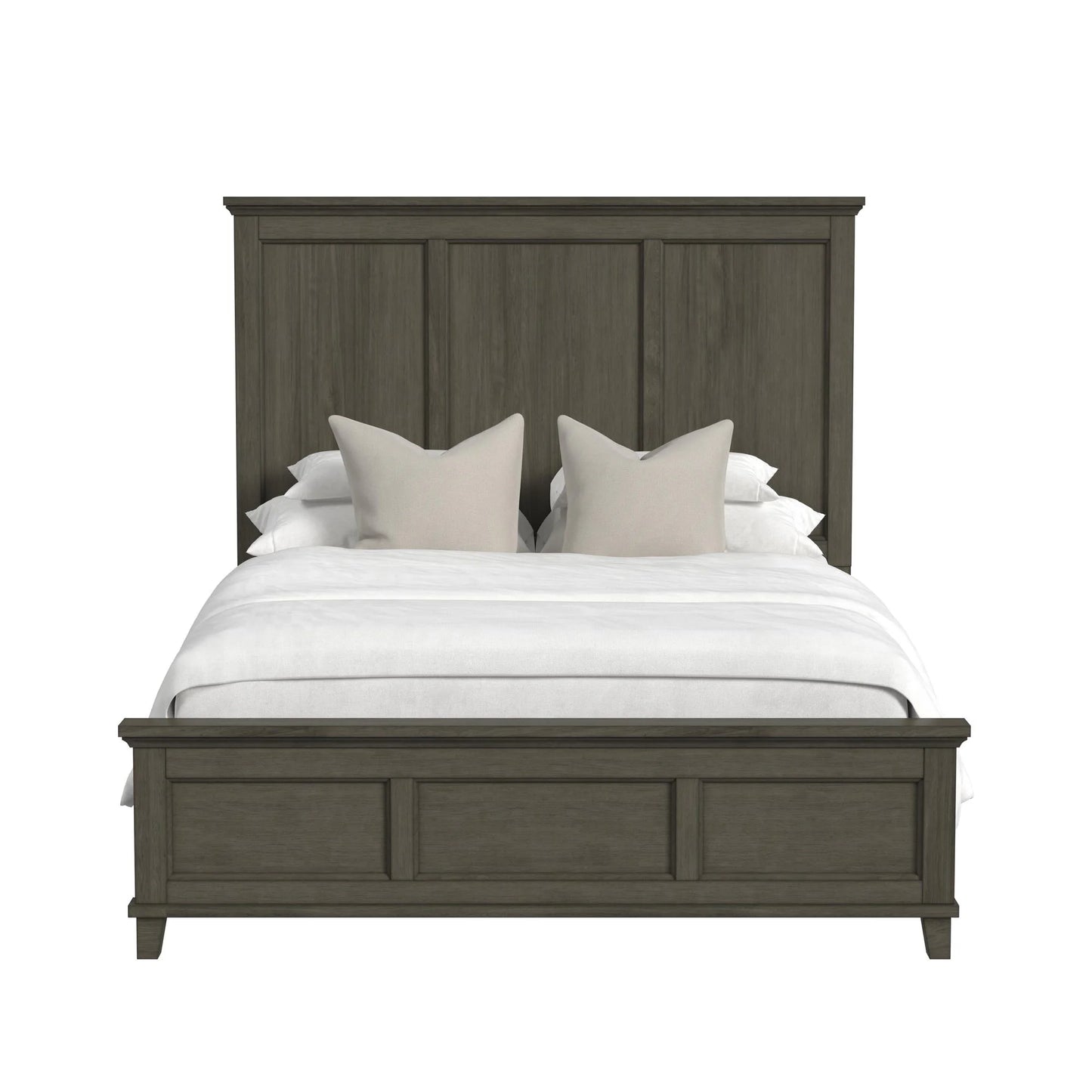 Canterbury - Full Panel Bed - Gray