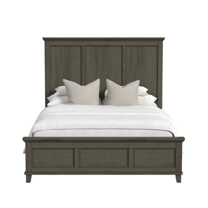 Canterbury - Full Panel Bed - Gray