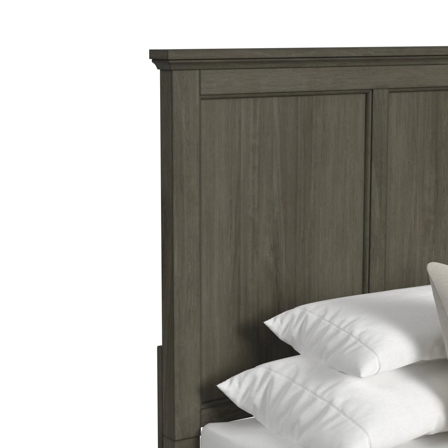 Canterbury - Full Panel Bed - Gray