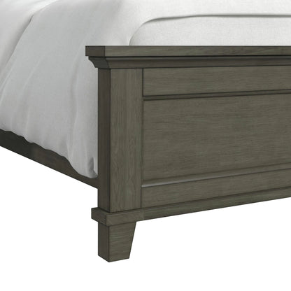 Canterbury - Full Panel Bed - Gray