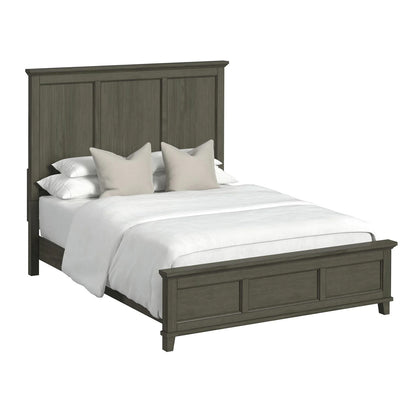 Canterbury - Full Panel Bed - Gray