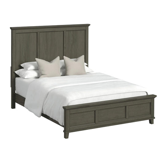 Canterbury - Full Panel Bed - Gray