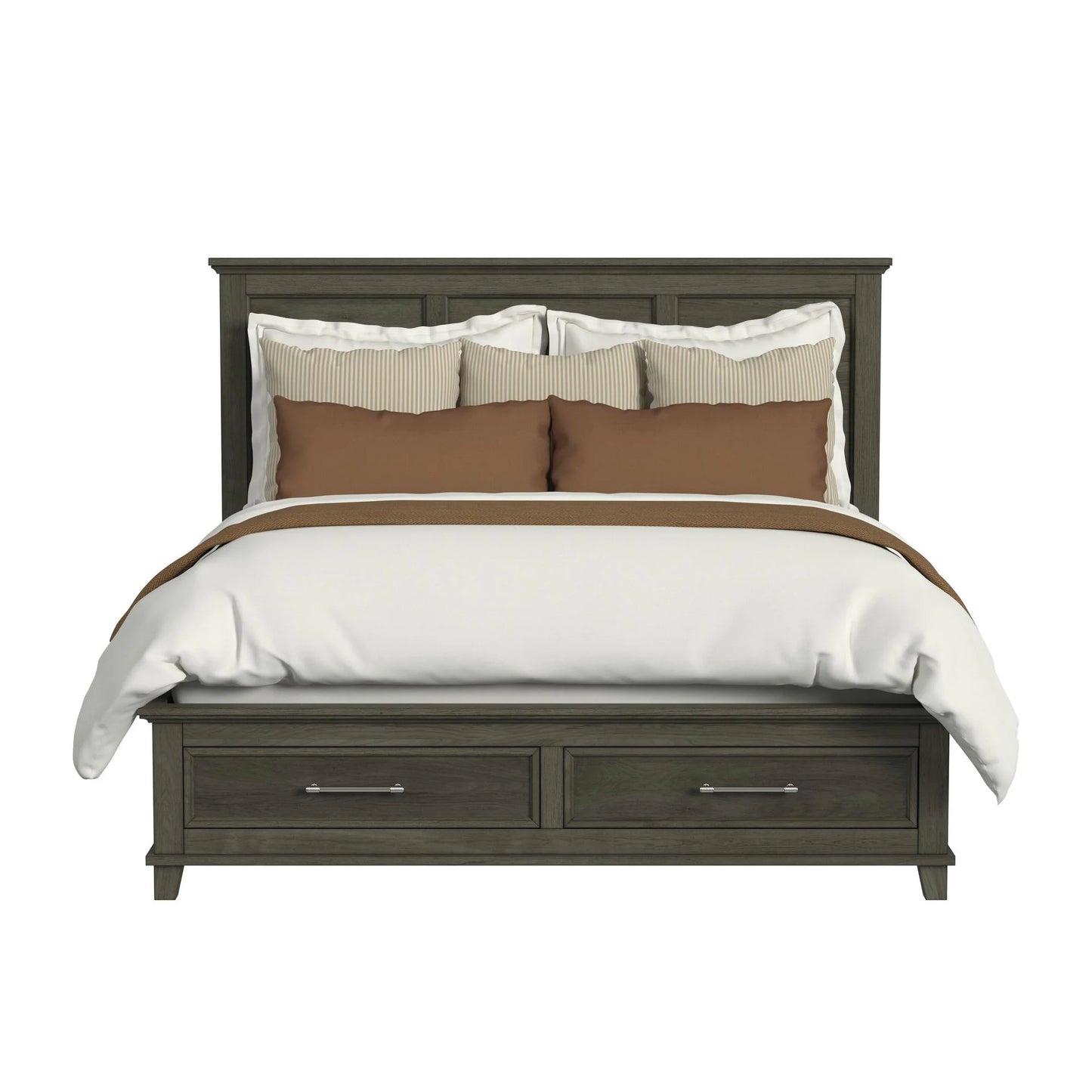 Canterbury - King Storage Bed - Gray