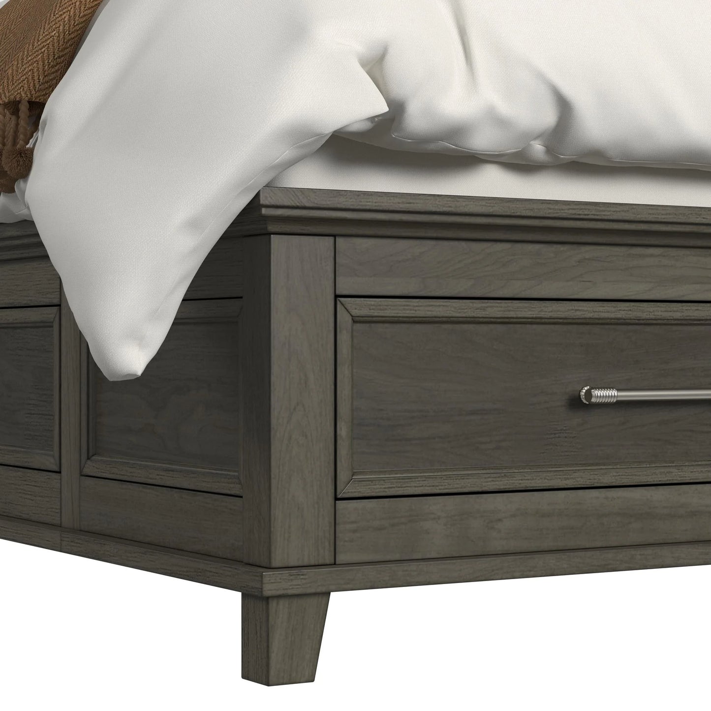 Canterbury - King Storage Bed - Gray